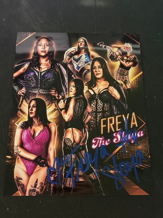 Freya the Slaya autographed 8x10 Photo