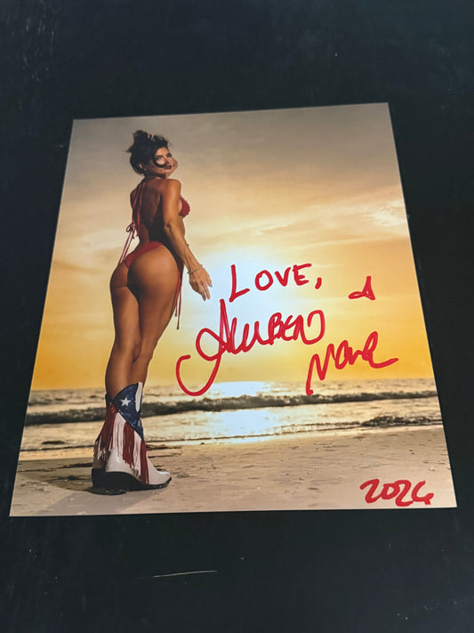 Amber Nova Autographed 8x10 Photo