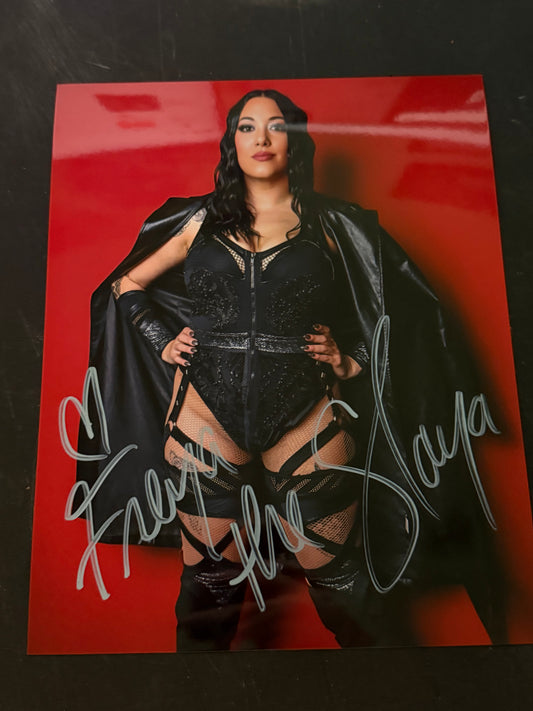 Freya the Slaya autographed 8x10 Photo