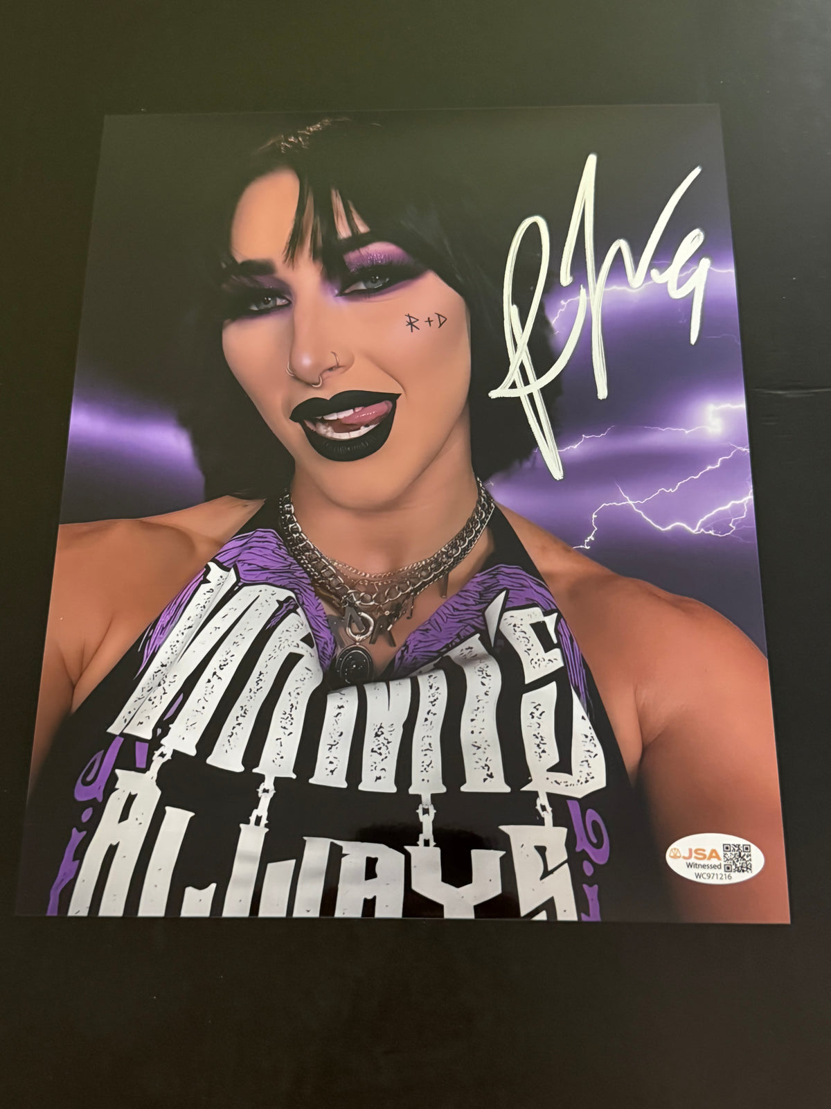 Rhea Ripley Autographed 8x10 Photo