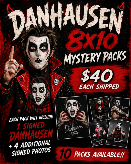 Danhausen 5 photo autographed mystery pack