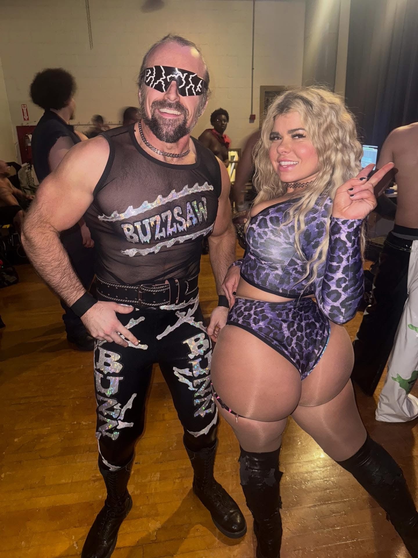 Paige Collett aka Black Dahlia aka The Ring Ratt of JCW Ring Worn Gear Signed
