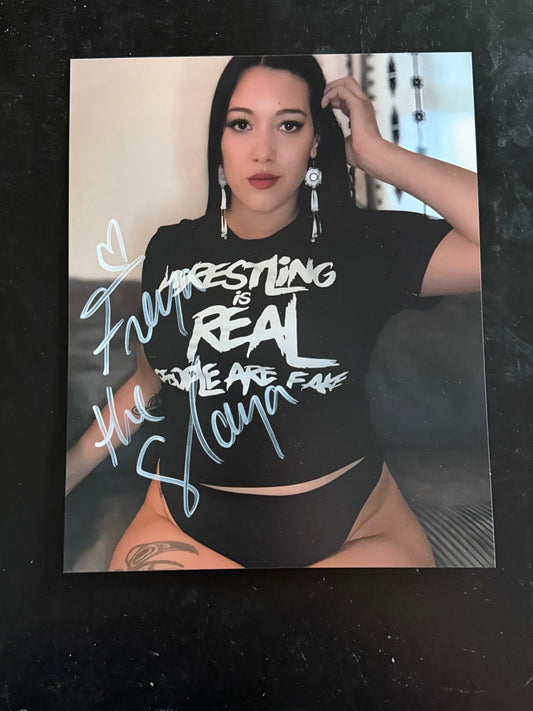 Freya the Slaya Autographed 8x10 Photo