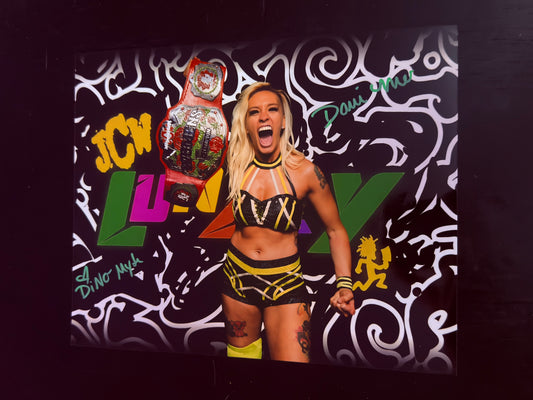 JCW Lunacy Dani Mo 8x10 Autographed Photo