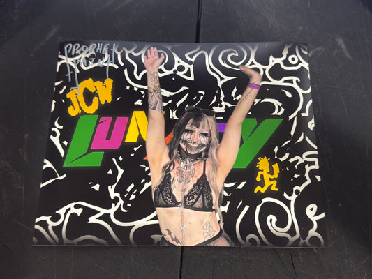 JCW Lunacy Ring Girl Prophet of Paint 8x10 Autographed Photo