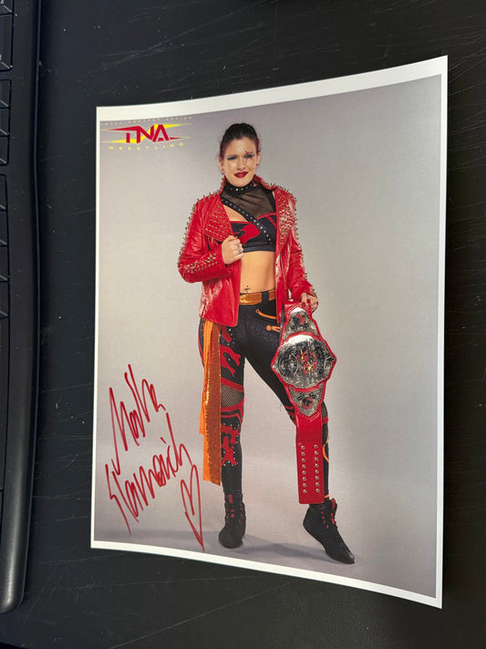 Masha Slamovich autographed 8.5x11 photo