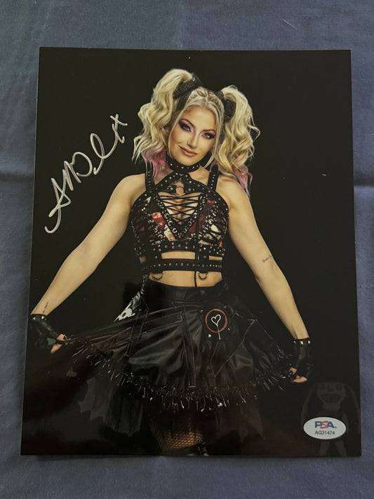 Alexa Bliss 8x10 Autographed Photo PSA Certified