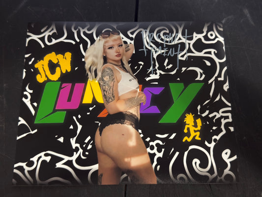 JCW Lunacy Ring Girl Prophet of Paint 8x10 Autographed Photo