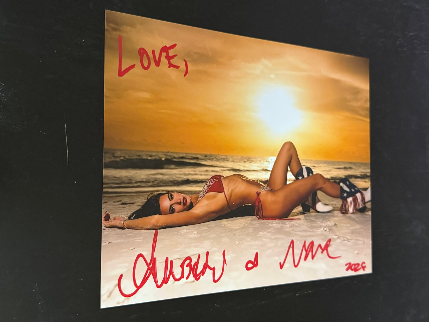 Amber Nova Autographed 8x10 Photo