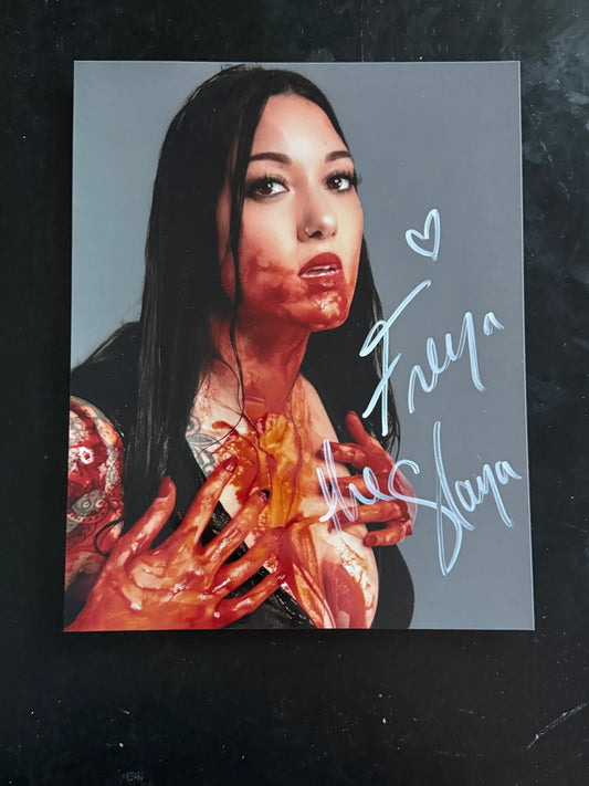 Freya the Slaya Autographed 8x10 Photo