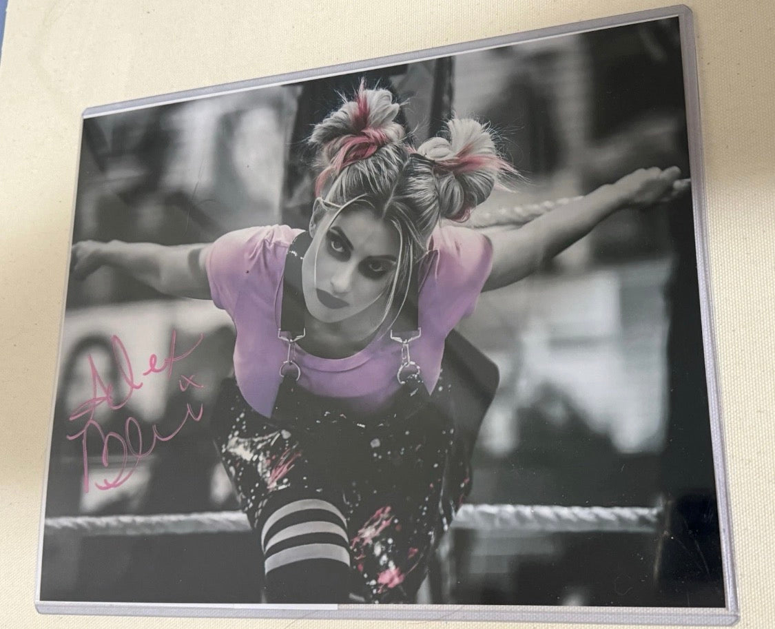 Alexa Bliss Autographed 8x10 Funhouse Metallic Photo