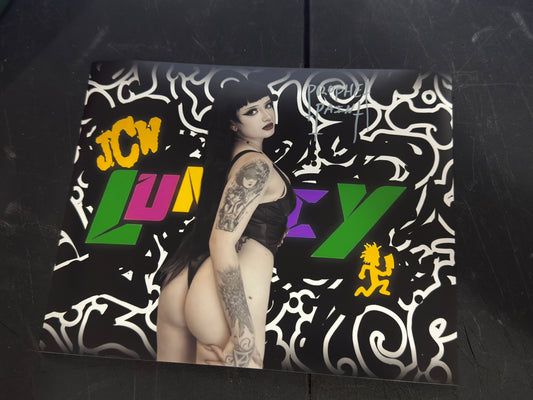 JCW Lunacy Ring Girl Prophet of Paint 8x10 Autographed Photo