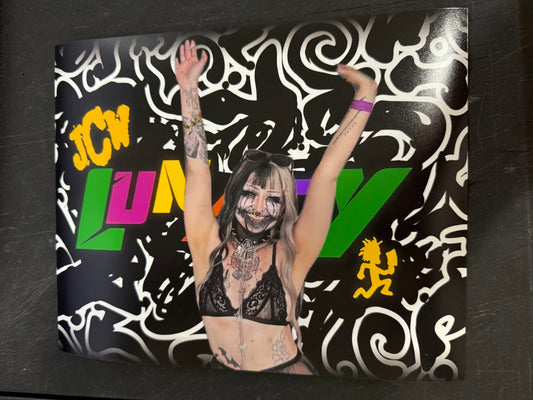 JCW Lunacy Ring Girl Prophet of Paint 8x10 Autographed Photo PRE Order