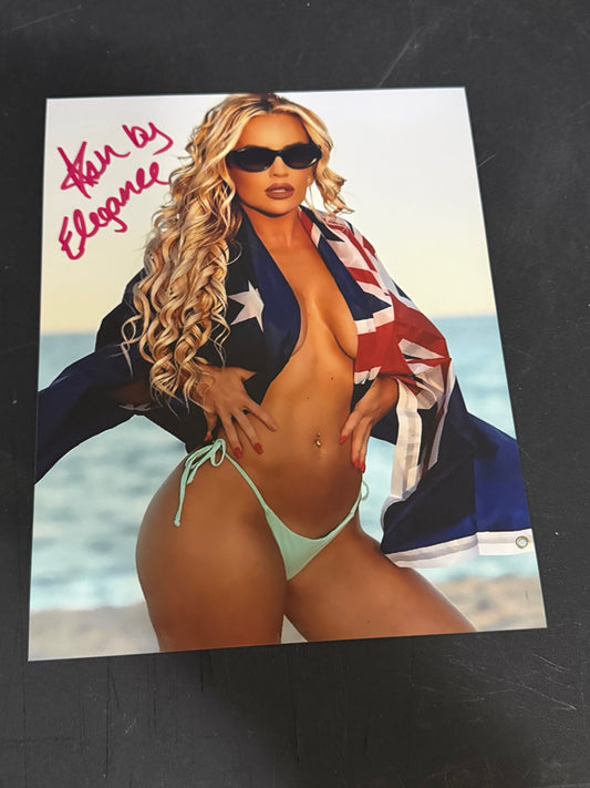 Ash by Elegance Autographed 8x10 photo