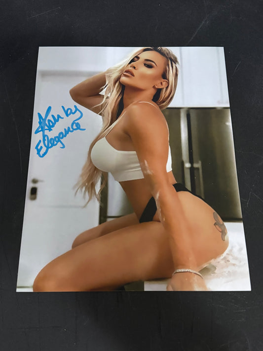 Ash by Elegance Autographed 8x10 photo