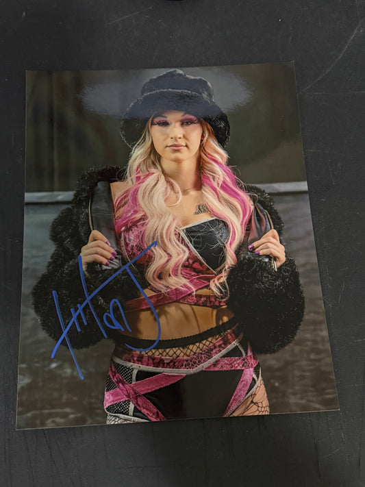 Hollyhood Haley J OVW Netflix OVW JCW Power Slap Signed Autograph 8x10 Photo