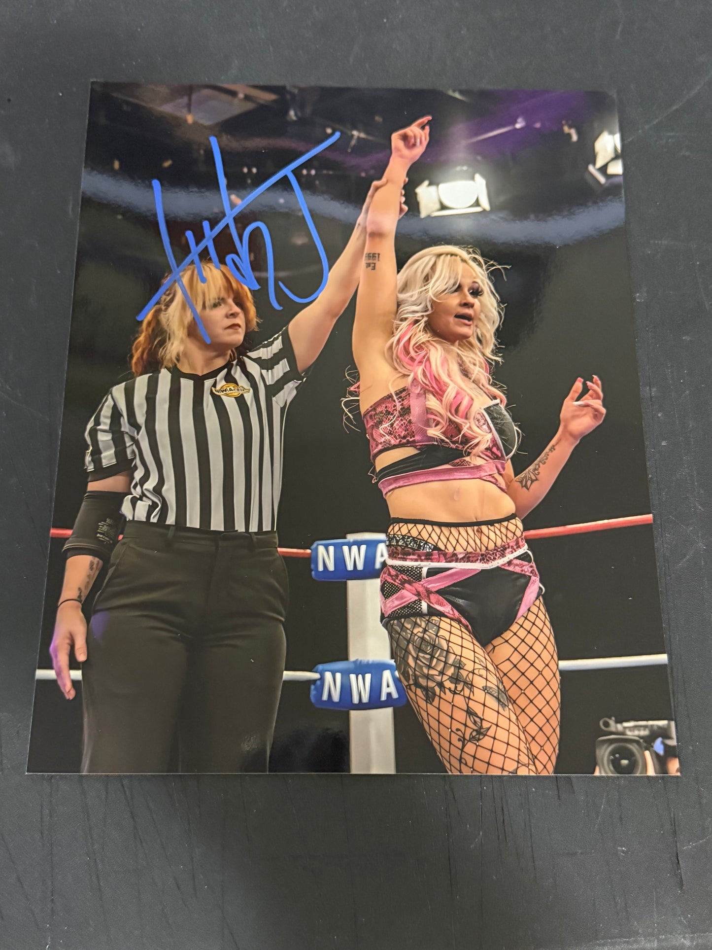 Hollyhood Haley J OVW Netflix OVW JCW Power Slap Signed Autograph 8x10 Photo