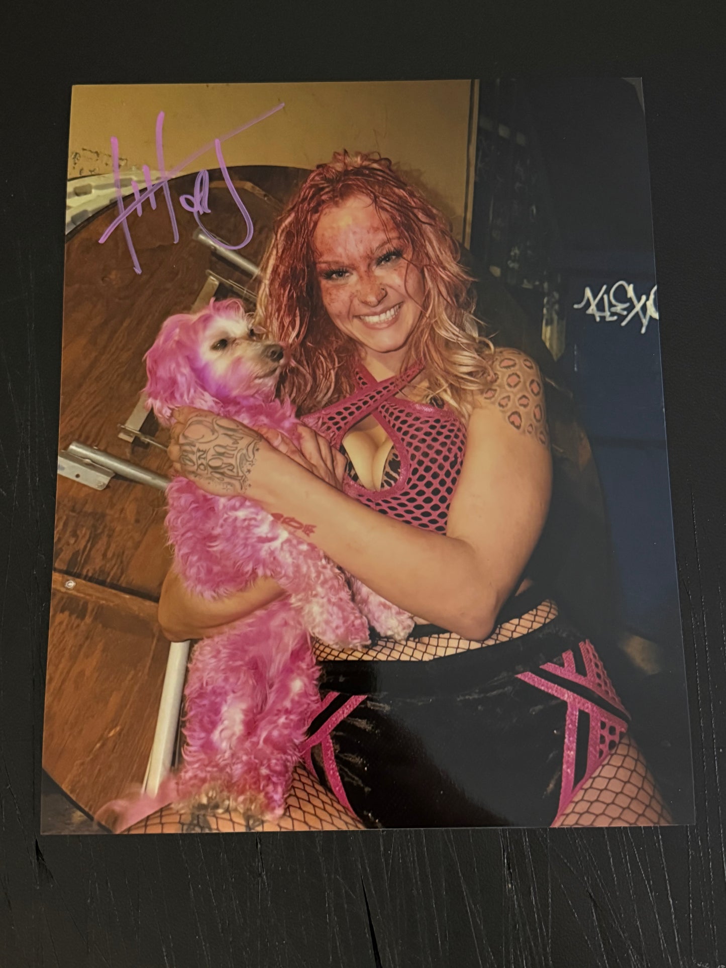 Hollyhood Haley J OVW Netflix OVW JCW Power Slap Signed Autograph 8x10 Photo