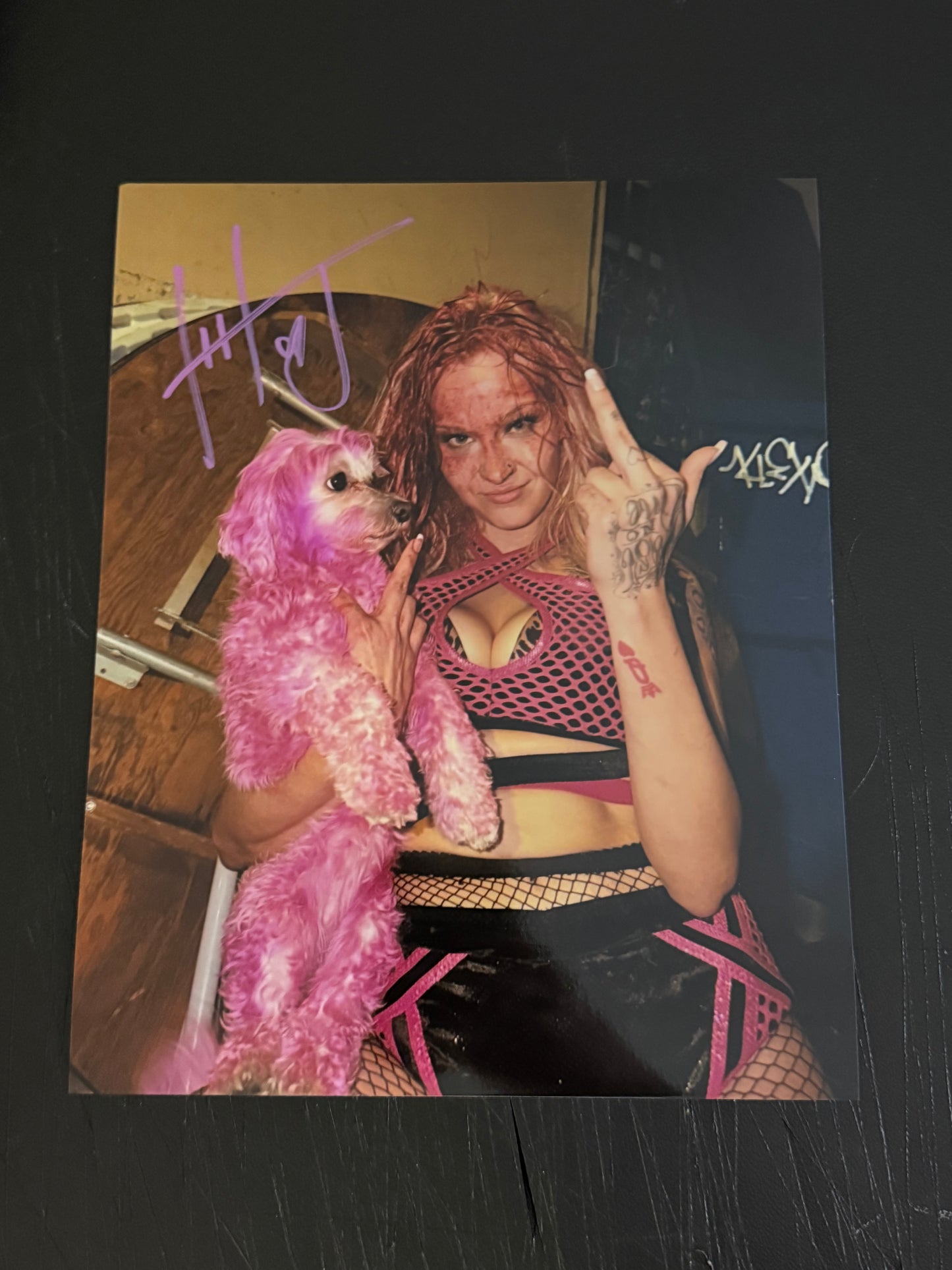 Hollyhood Haley J OVW Netflix OVW JCW Power Slap Signed Autograph 8x10 Photo
