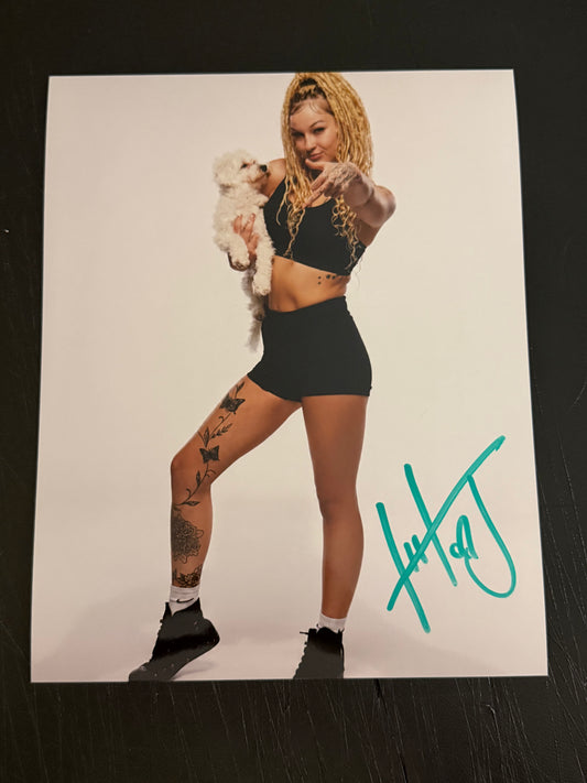 Hollyhood Haley J OVW Netflix OVW JCW Power Slap Signed Autograph 8x10 Photo