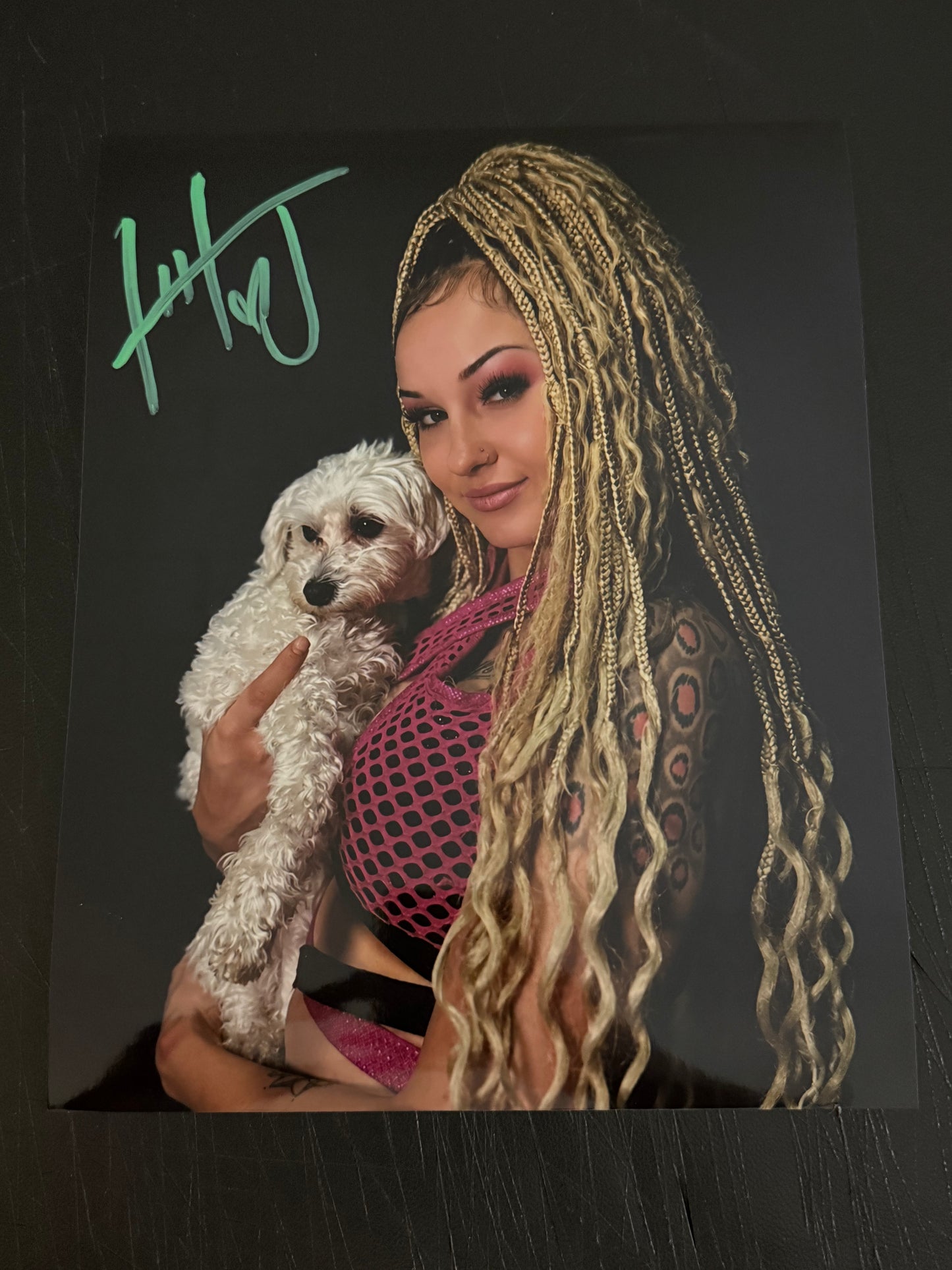 Hollyhood Haley J OVW Netflix OVW JCW Power Slap Signed Autograph 8x10 Photo