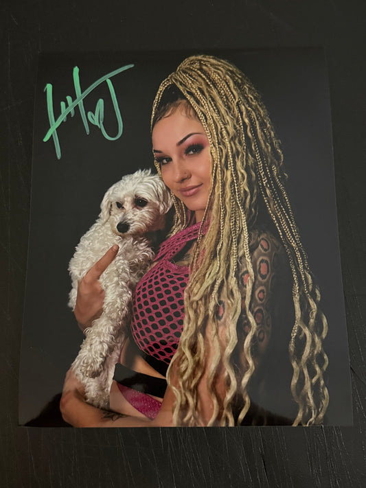 Hollyhood Haley J OVW Netflix OVW JCW Power Slap Signed Autograph 8x10 Photo