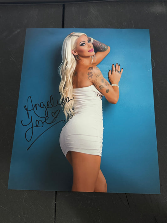 Angelina Love Autographed 8x10 Photo Signed