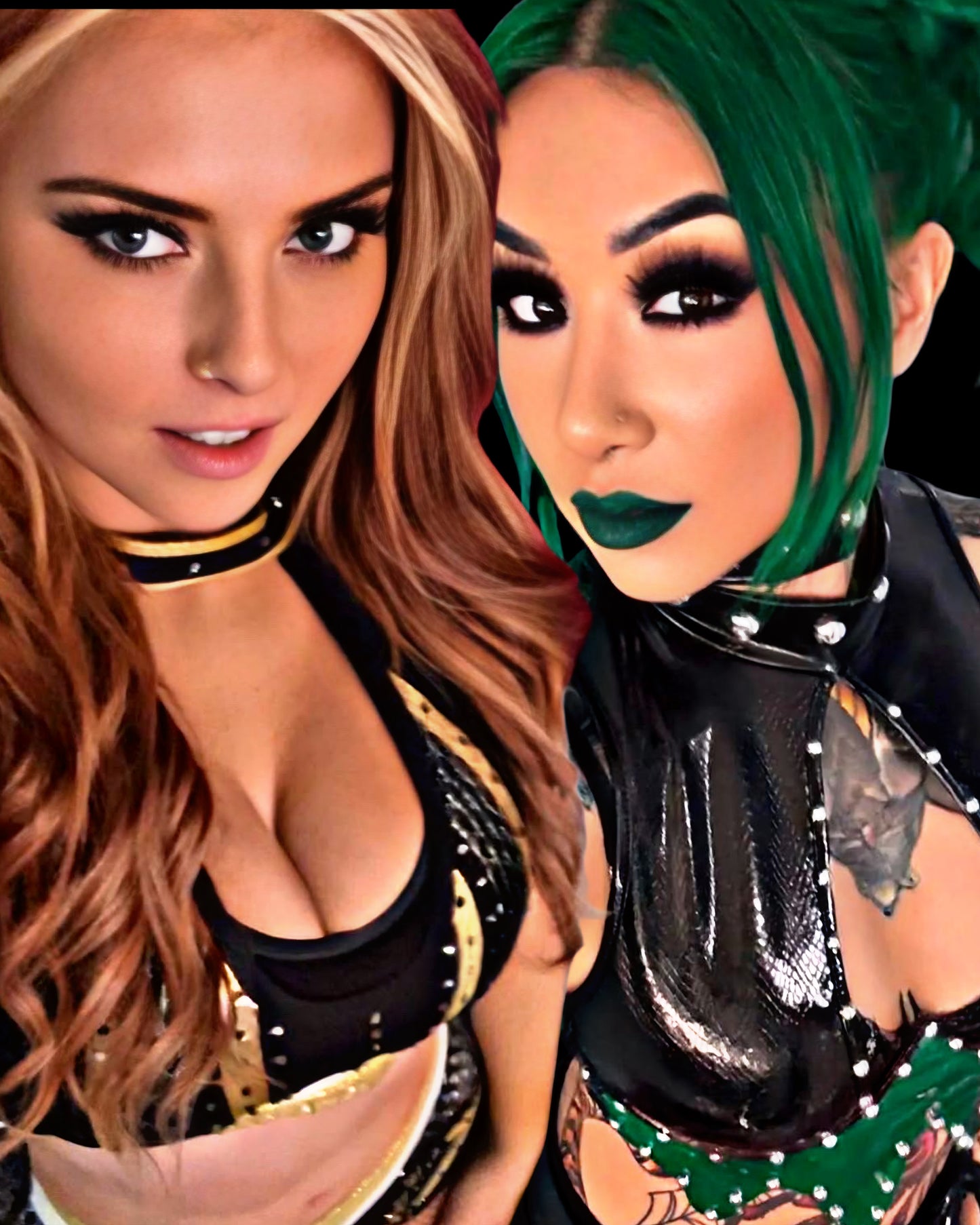Brandi Lauren & Shotzi Blackheart Dual Signed 8x10 Preorder