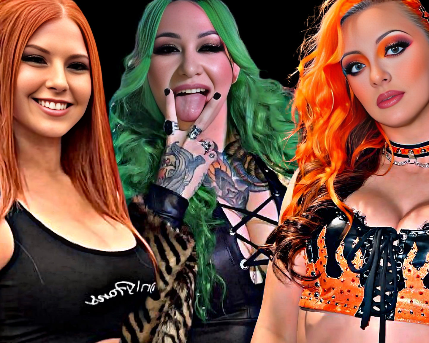 Brandi Lauren & Shotzi Blackheart Dual Signed 8x10 Preorder