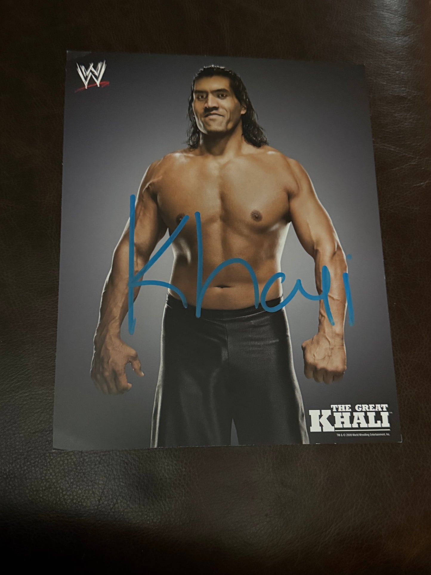 Great Khali Autographed 8x10 Photo