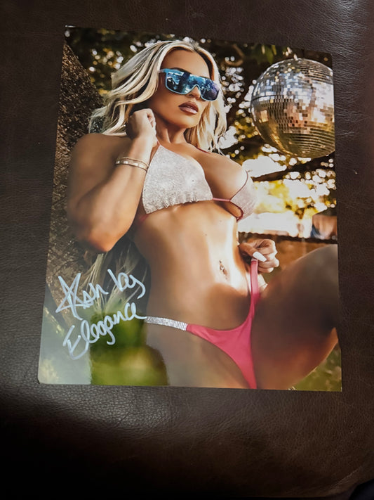 Ash by Elegance Autographed Signed 8x10
