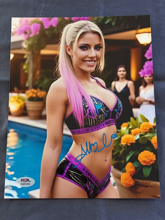 Alexa Bliss 8x10 Autographed Photo PSA Certified