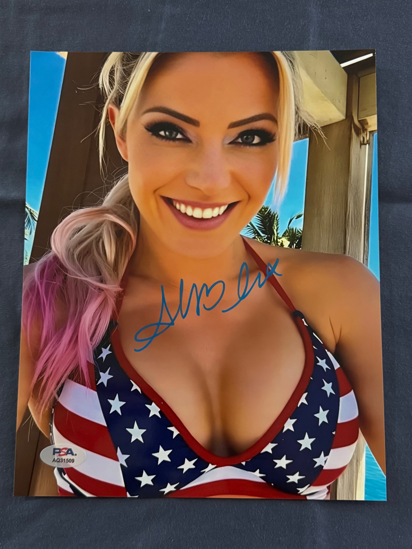 Alexa Bliss 8x10 Autographed Photo PSA Certified