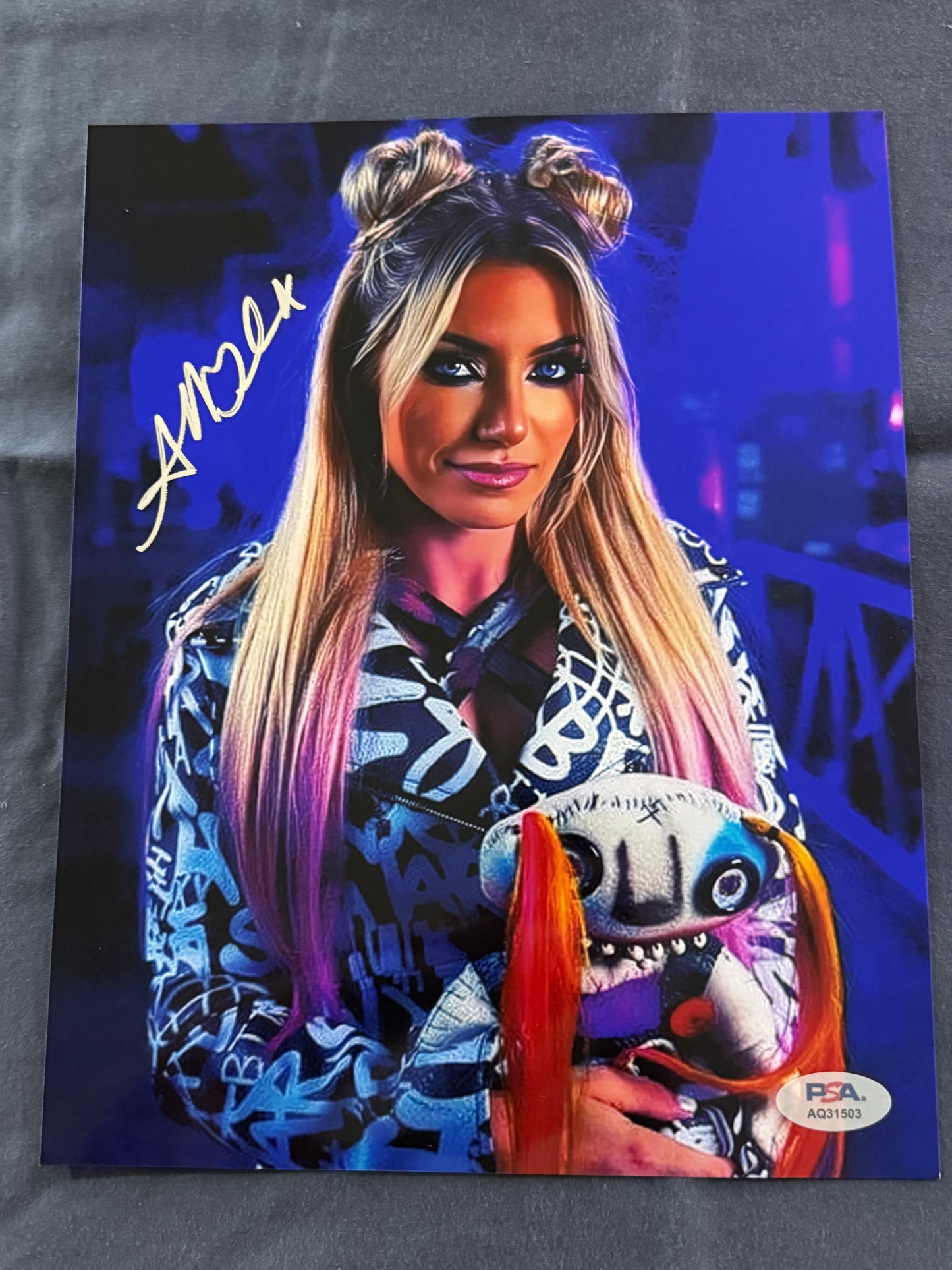 Alexa Bliss 8x10 Autographed Photo PSA Certified