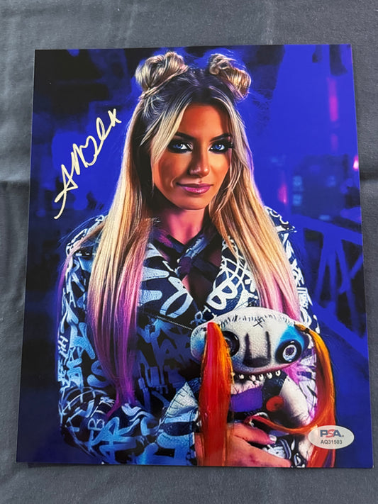 Alexa Bliss 8x10 Autographed Photo PSA Certified