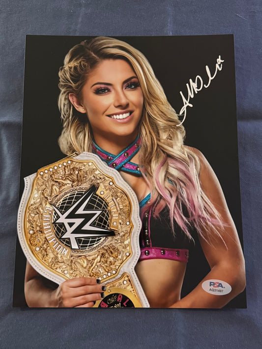 Alexa Bliss 8x10 Autographed Photo PSA Certified