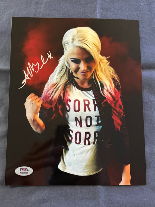 Alexa Bliss 8x10 Autographed Photo PSA Certified
