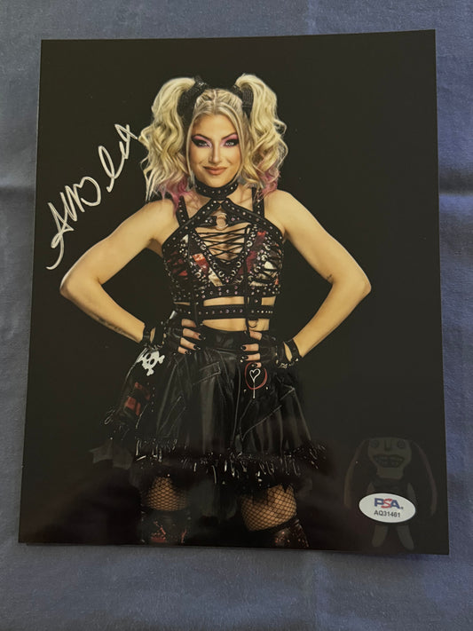 Alexa Bliss 8x10 Autographed Photo PSA Certified