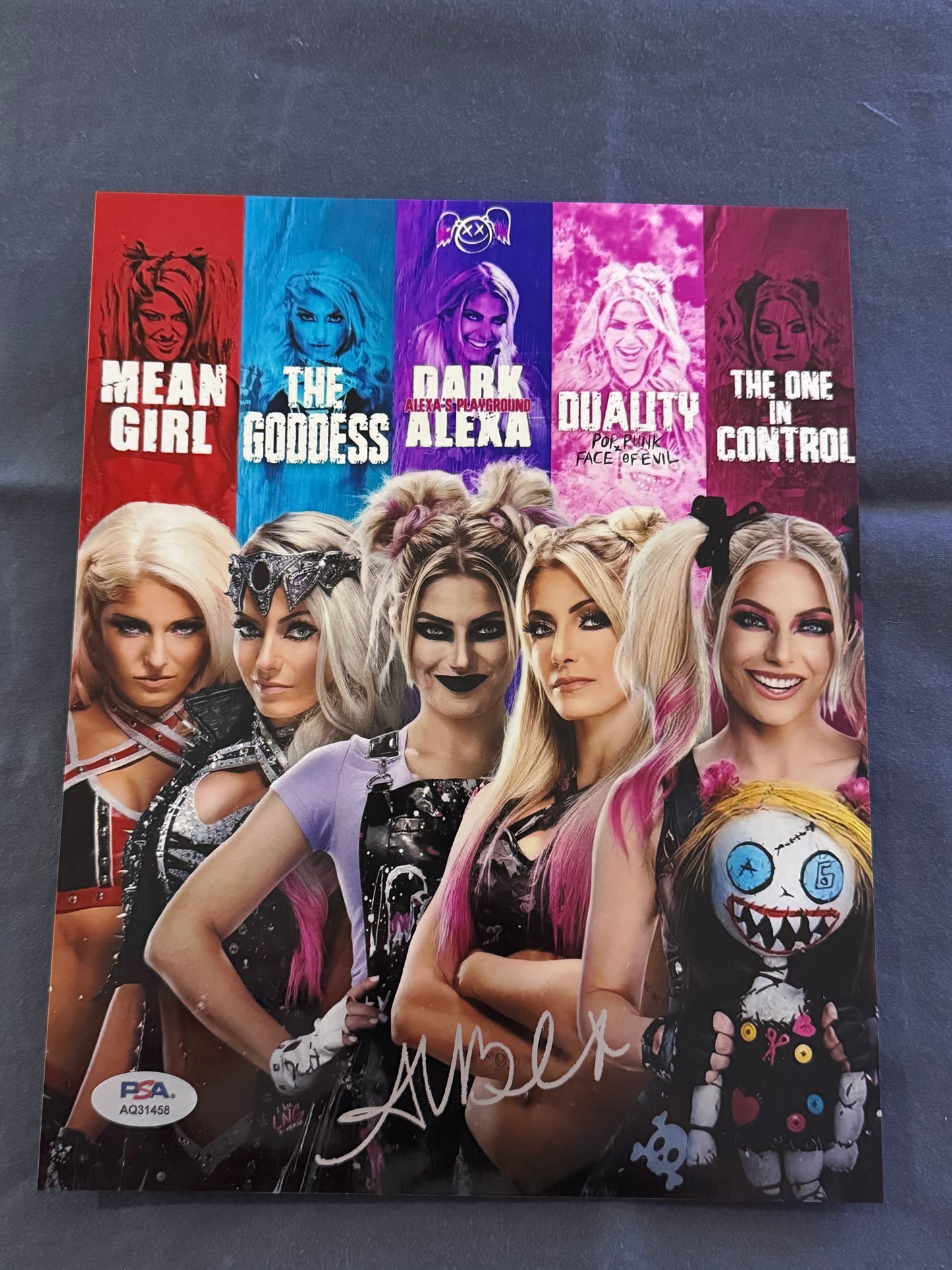 Alexa Bliss 8x10 Autographed Photo PSA Certified