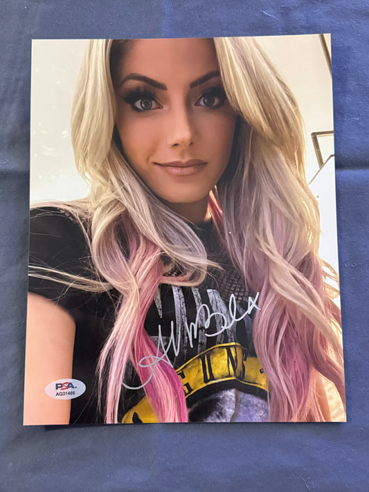 Alexa Bliss 8x10 Autographed Photo PSA Certified