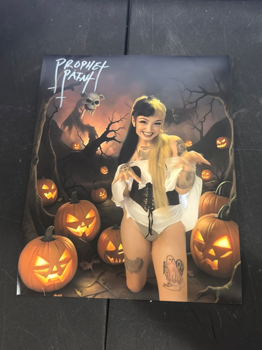 JCW Lunacy Ring Girl Prophet of Paint 8x10 Autographed Photo