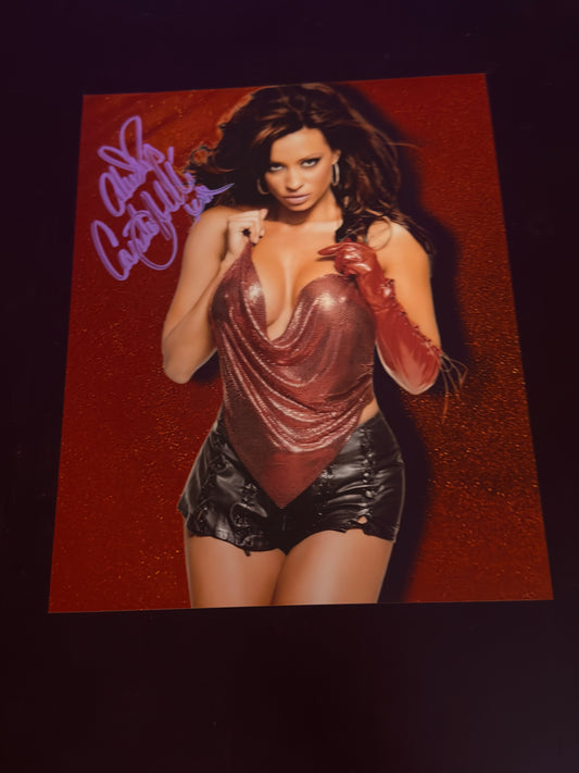 Christy Hemme Autographed 8x10 Photo