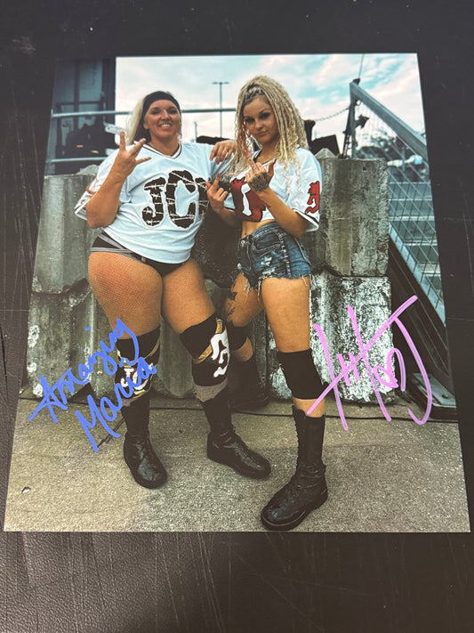 Haley & Maria JCW & WOW Autographed 8x10 Photo