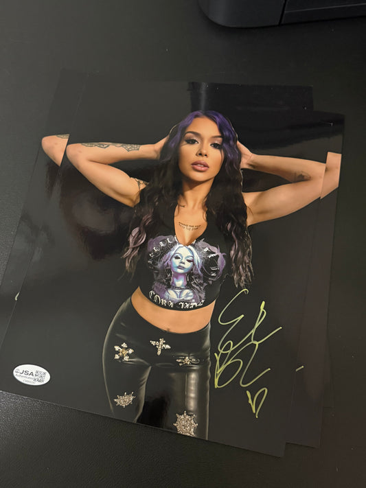 Cora Jade/Elayna Black autographed 8x10 photo jsa certified