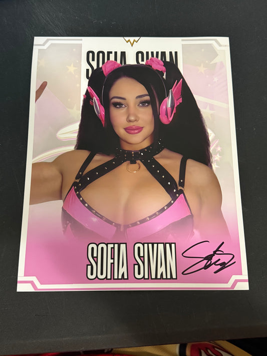 Sofia Sivan 8x10 autographed Photo