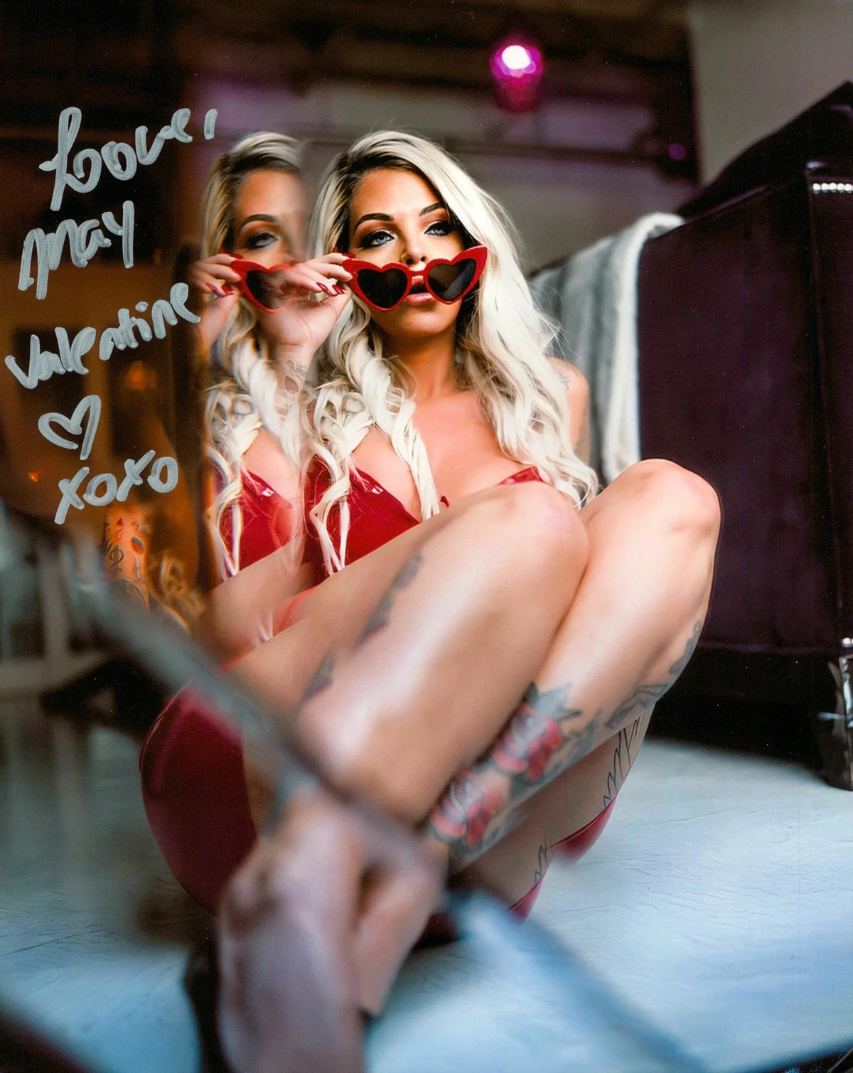 May Valentine signed 8x10 Photo Autographed