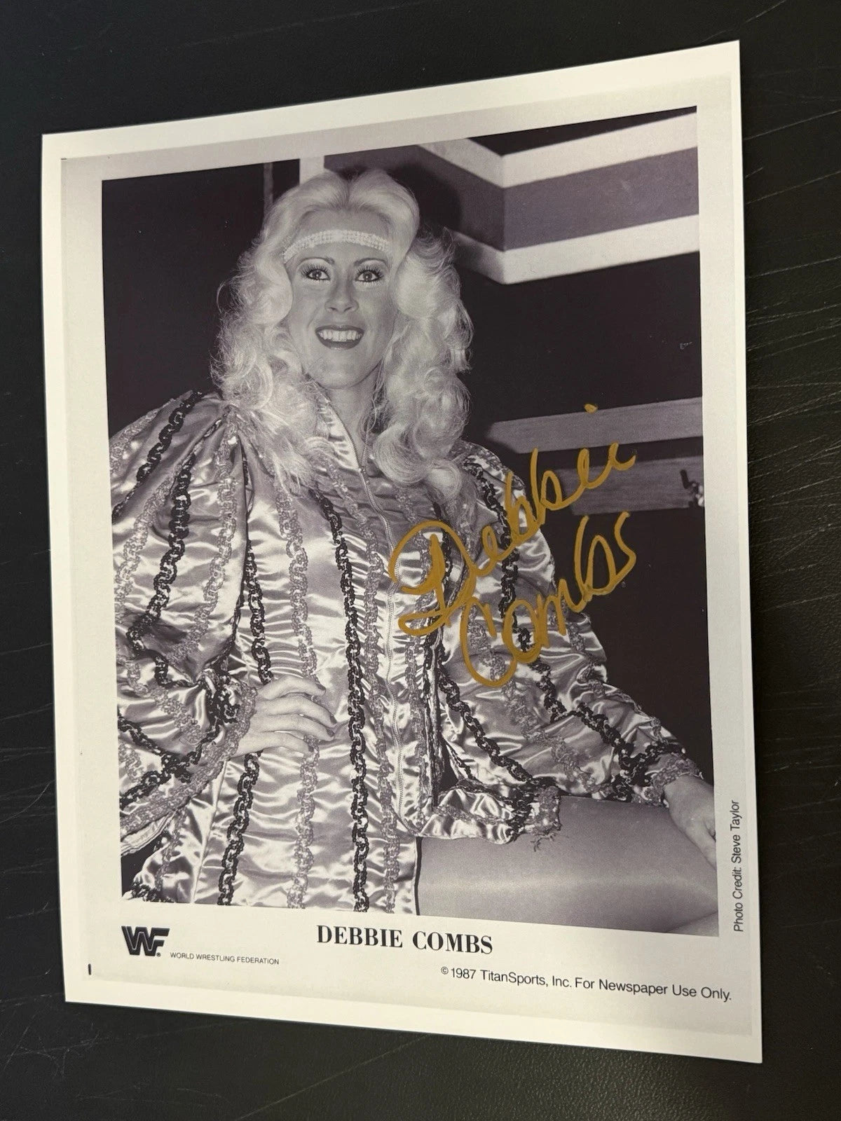 Debbie Combs Autographed 8.5x11 Photo