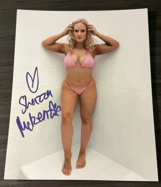 Shazza McKenzie 8x10 photo signed autographed Wrestler AEW WWE TNA ROH