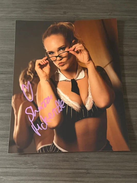Shazza McKenzie 8x10 photo signed autographed Wrestler AEW WWE TNA ROH