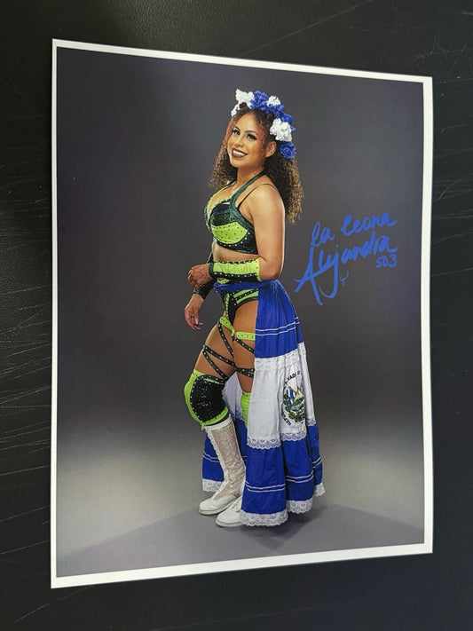 Alejandra Quintanilla Autographed 8.5x11 Photo